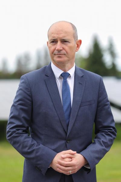 18.05.2023., Savski Marof - U Savskom Marofu pustila se u rad solarna elektrana na Plivinoj proizvodnoj lokaciji. Rijec je o trenutno najjacoj solarnoj elektrani u Hrvatskoj snage 9.71 MWp, izgradenoj u suradnji s partnerom, tvrtkom E.ON Solar, clanicom grupe E.ON Hrvatska. Mihael Furjan. Photo: Tomislav Miletic/PIXSELL