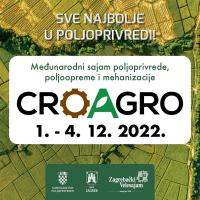 CROAGRO, međunarodni sajam poljoprivrede, poljoopreme i mehanizacije i Sajmovi hrane i zdravog življenja.