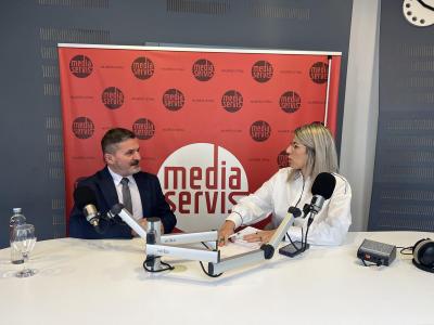 Momir Karin, ravnatelj Uprave za potporu i unaprjeđenje sustava odgoja i obrazovanja u Ministarstvu obrazovanja u Intervjuu Media servisa.