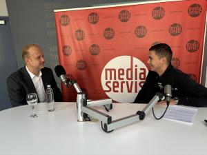 Mišel Jakšić, zastupnik SDP-a u Intervjuu Media servisa.