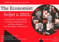 Uoči konferencije &quot;The Economist: Svijet u 2023&quot;: Cilj je pripremiti se za globalne izazove sljedeće godine