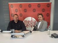 Dina Dogan (nezavisna) i Vedran Jerković (FOKUS) u Intervjuu Media servisa.