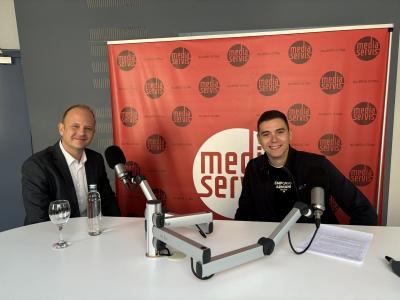 Mišel Jakšić, zastupnik SDP-a u Intervjuu Media servisa.