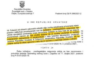 Reakcija Državnih nekretnina na istup bivše zaposlenice Maje Đerek