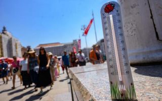 Zbog visokih temperatura cijela zemlja u crvenom